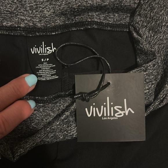 Black & Grey Athletic Shorts - Picture 9 of 9